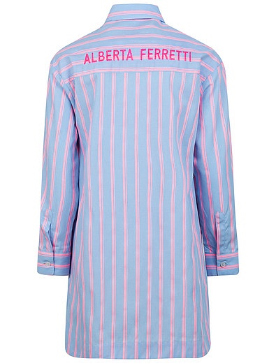 Длинная рубашка в полоску ALBERTA FERRETTI - 1014509070203 - Фото 3