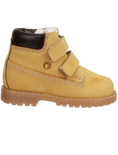 Желтые утепленные ботинки Walkey - 2031819980038 - Фото 2