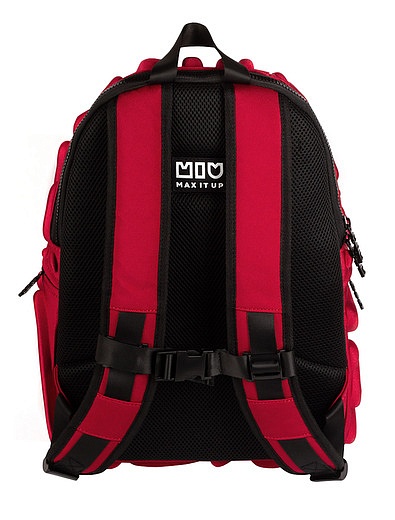 Красный Рюкзак с рельефным узором MUI-MaxItUP - 1504520280304 - Фото 2