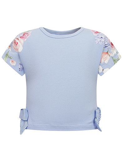 Комплект из футболки с бантиками и шорт с оборками Lapin House - 3024509273212 - Фото 3