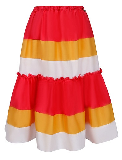 Разноцветная юбка в полоску Patrizia Pepe - 1044509372717 - Фото 1