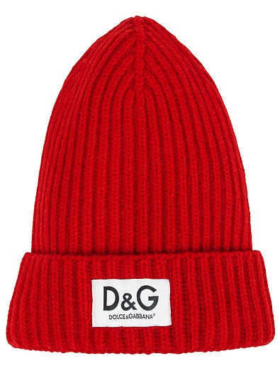 Красная шапка из шерсти Dolce & Gabbana - 1354529180194 - Фото 1