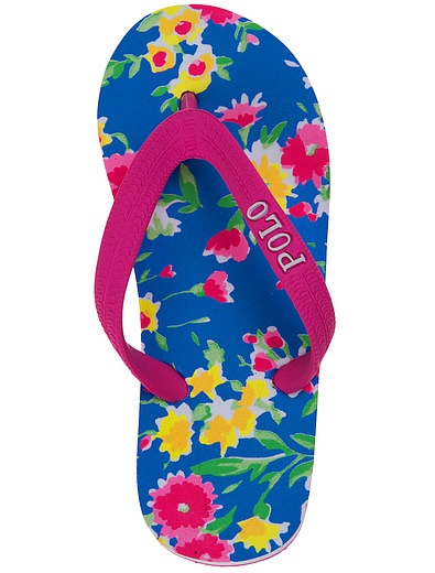 Шлепанцы пляжные с цветочным принтом Ralph Lauren - 2283909770016 - Фото 4