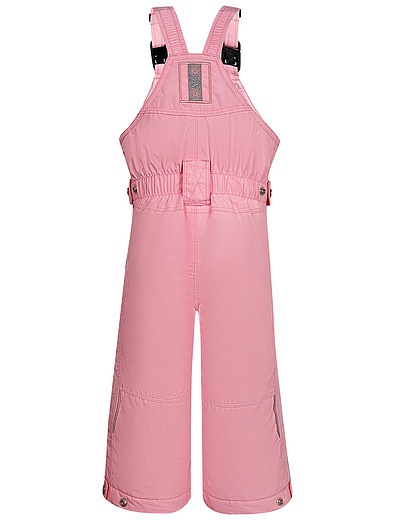 Розовые утепленные брюки с лямками POIVRE BLANC - 1604509180202 - Фото 2