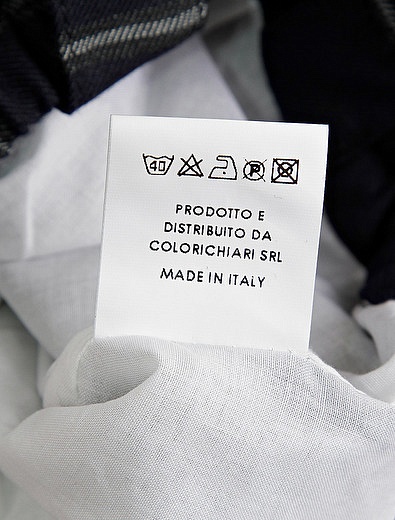 Комплект из брюк, кардигана и рубашки Colorichiari - 3044519081201 - Фото 5