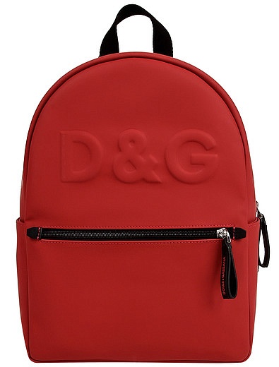 Рюкзак с лого нанесенный методом горячего тиснения Dolce & Gabbana - 1504528080401 - Фото 1