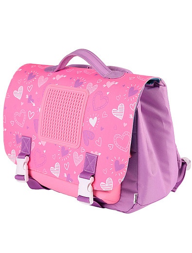 Розовый школьный ранец с сердечками Upixel - 1674508080018 - Фото 2
