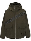 Куртка цвета хаки с объемными карманами - 1074519372162