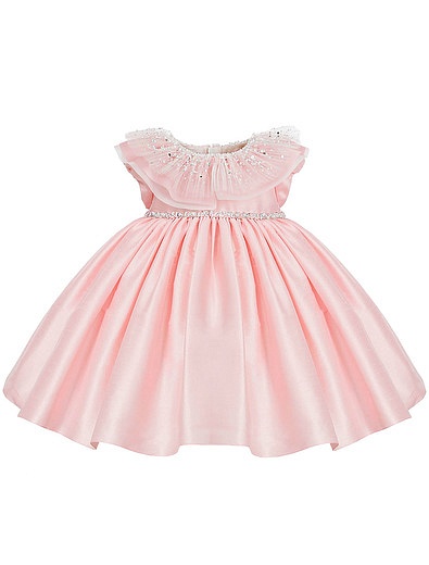 Розовое платье с шелковой подкладкой Bibiona - 1054609373453 - Фото 1