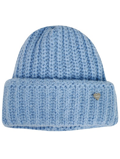 Голубая шапка с сердечком Il Trenino - 1354509182484 - Фото 1