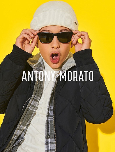 Тёмно-синяя стёганая куртка Antony Morato - 1074519281990 - Фото 2