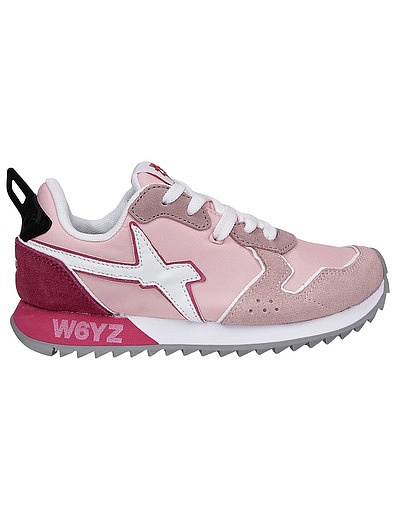 Розовые кроссовки W6YZ - 2104509170542 - Фото 2