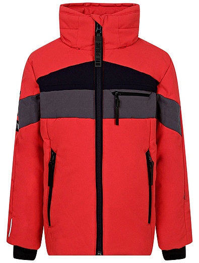 Куртка красная на молнии с капюшоном POIVRE BLANC - 1074519181849 - Фото 5