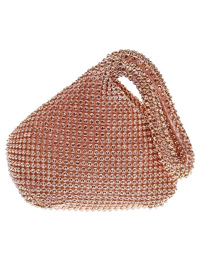 Розовая сумка-мешок с декором David Charles - 1204508080819 - Фото 1