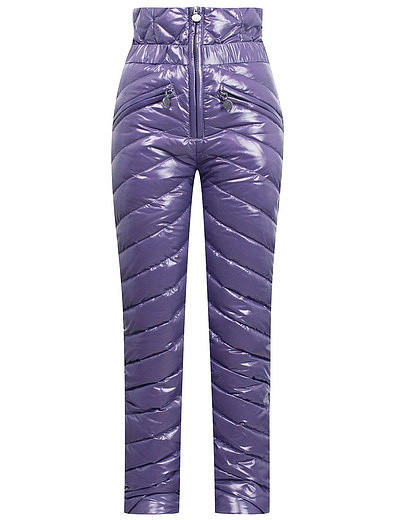 Сиреневые утепленные брюки NAUMI - 1602009980018 - Фото 1