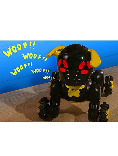 Робот Чиппи интерактивный, черный/желтый WOW WEE - 7671129980035 - Фото 2