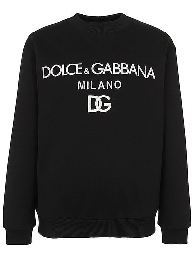 Свитшот с принтом логотипа Dolce & Gabbana - 0084519373169 - Фото 1