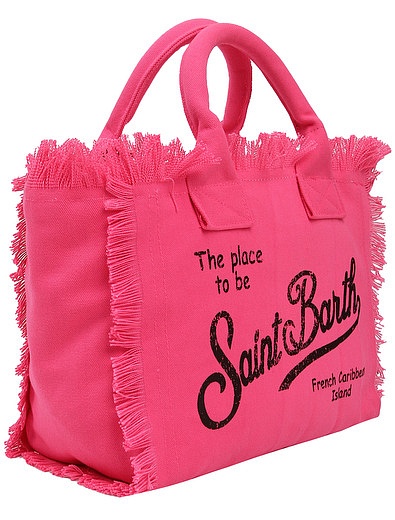 Пляжная сумка с бахромой MC2 Saint Barth - 4134508170036 - Фото 2