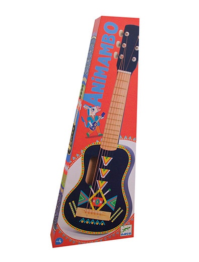 Игрушка деревянная гитара 6 струн Djeco - 7132529980549 - Фото 3