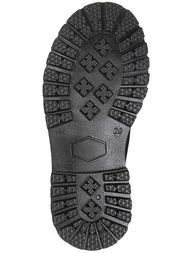 Черные замшевые ботинки JARRETT - 2031119980448 - Фото 5
