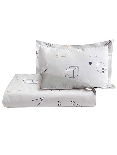 Комплект постельного белья с геометричными принтами L MyzA for kids - 5054520280058 - Фото 3