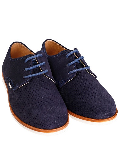 Синие замшевые ботинки Pablosky - 2034519410010 - Фото 1