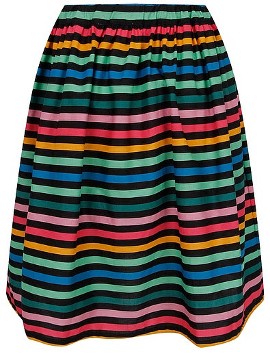 Разноцветная юбка в полоску Sonia Rykiel - 1044509173222 - Фото 5