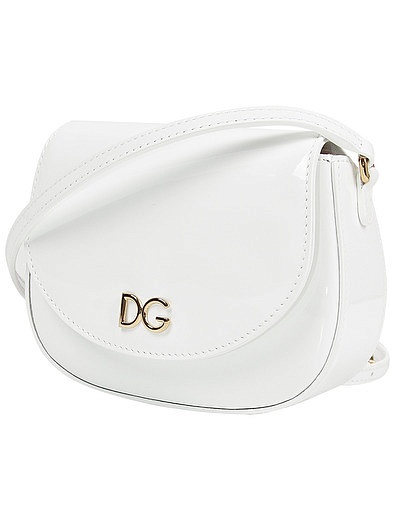 Лакированная сумка с лого Dolce & Gabbana - 1204508080321 - Фото 7