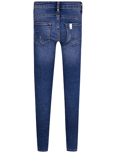 Синие зауженные джинсы Liu Jo Junior - 1161409870027 - Фото 3