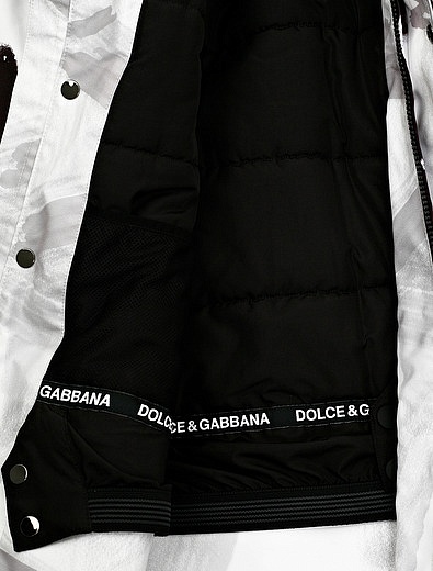Куртка с принтами Dolce & Gabbana - 1074519182877 - Фото 3