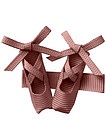 Заколка-зажим балетные туфельки розовые - 4882600980373