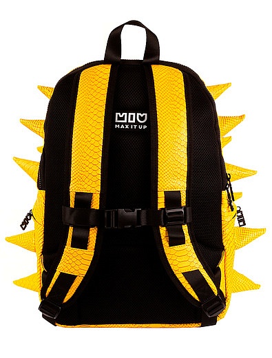 Желтый Рюкзак с имитацией змеиной кожи 44х30 MUI-MaxItUP - 1504500280126 - Фото 5