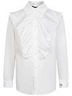 Белая блуза с жабо - 1034509383509