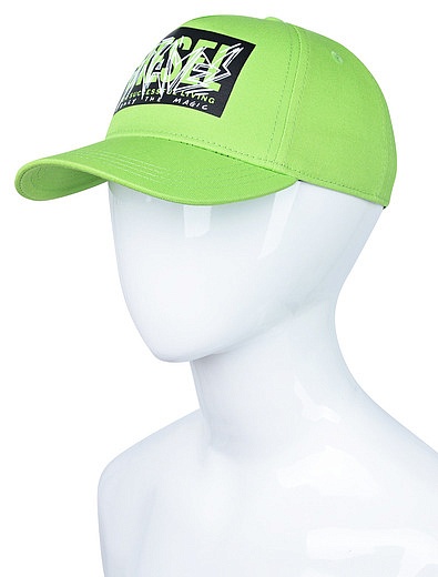 Зеленая кепка с логотипом Diesel - 1184529170143 - Фото 5