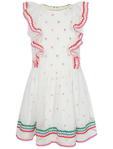 Воздушное платье с сердечками Stella McCartney - 1054509379937 - Фото 1