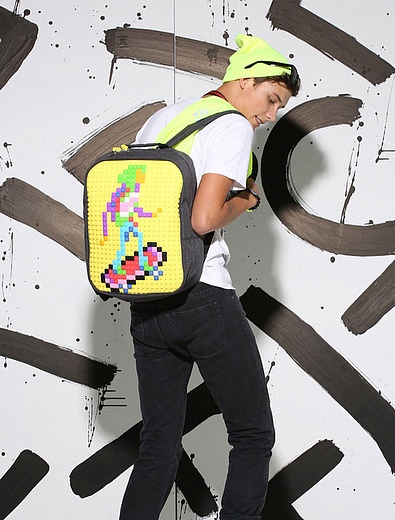 Пиксельный рюкзак Canvas Classic Pixel Backpack Upixel - 1504528180095 - Фото 2