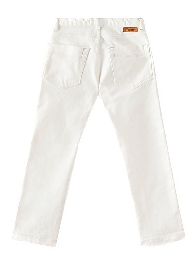 Белые брюки из денима Bonpoint - 1084519181794 - Фото 2