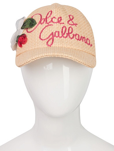 Соломенная кепка Dolce & Gabbana - 1184519070613 - Фото 2