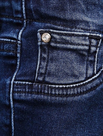 Синие джинсы прямого кроя Miss Blumarine - 1161409782221 - Фото 2