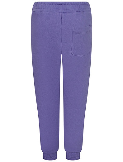 Фиолетовые спортивные брюки с логотипом MSGM - 4244509271752 - Фото 2