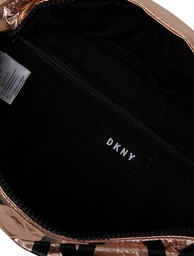 Поясная сумка с золотистым покрытием DKNY - 1204528170149 - Фото 4
