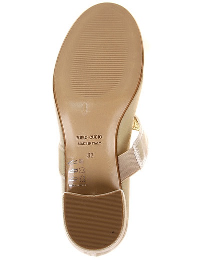 Золотистые туфли с пряжкой Missouri - 2014509181878 - Фото 5