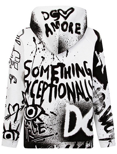 Толстовка с принтом граффити Dolce & Gabbana - 0074519183769 - Фото 2