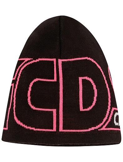 Черная шапка с логотипом GCDS mini - 1354509180084 - Фото 1