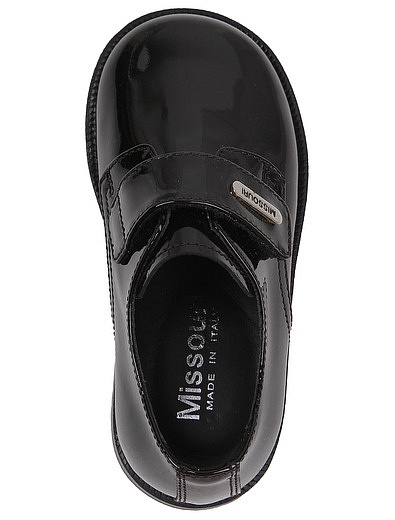 Черные лакированные ботинки на липучках Missouri - 2034519081036 - Фото 4