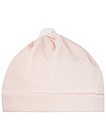 Розовая хлопковая шапка - 1352609980368