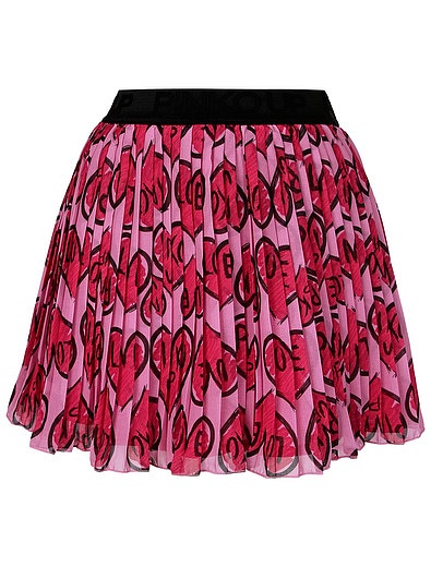 Плиссированная юбка с сердечками Pinko - 1044509173178 - Фото 1