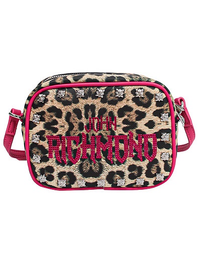 Леопардовая сумка со стразами JOHN RICHMOND - 1204508180106 - Фото 1