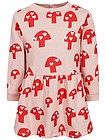 Розовое платье с грибочками - 1054609284001