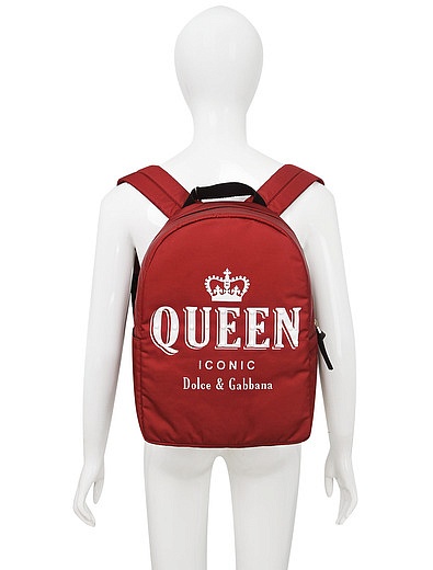 Рюкзак с принтом  queen iconic Dolce & Gabbana - 1501308980029 - Фото 2